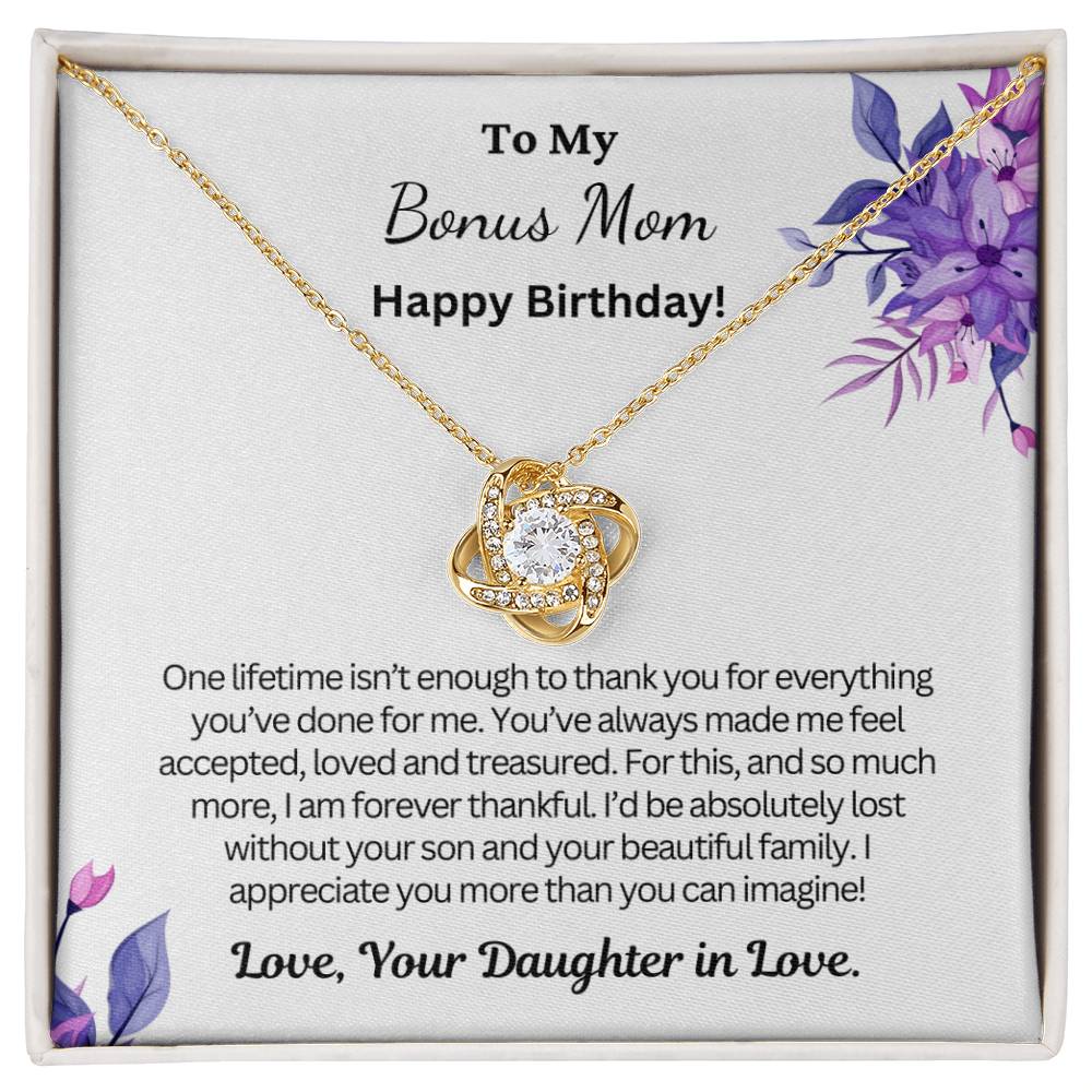 Birthday Gift for Mother-in-Law,Bonus Mom | You've always made me feel accepted, loved and treasured!