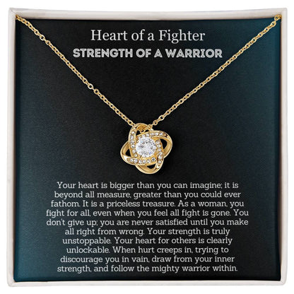 Encouragement Gift For Her - Heart of a Fighter, Strength of a Warrior!
