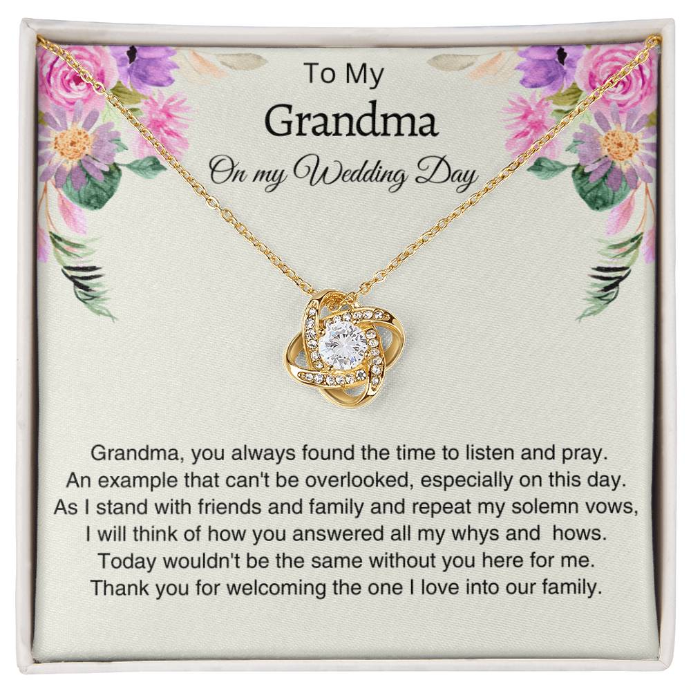 Gift from Groom to Grandma on Wedding Day | Groom to Grandma Wedding Day Gift