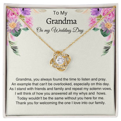 Gift from Groom to Grandma on Wedding Day | Groom to Grandma Wedding Day Gift