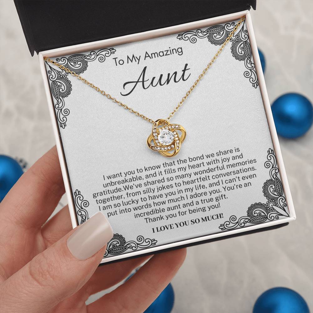 Gift for Amazing Aunt from Niece -  I am so lucky to have you in my life!