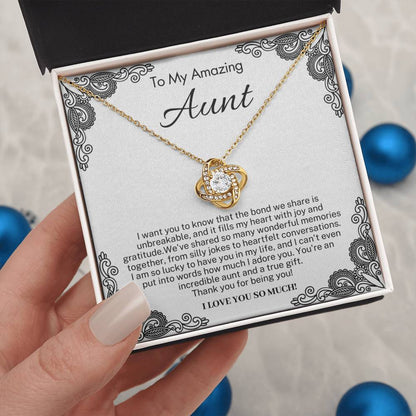 Gift for Amazing Aunt from Niece -  I am so lucky to have you in my life!