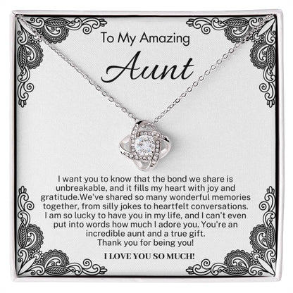 Gift for Amazing Aunt from Niece -  I am so lucky to have you in my life!