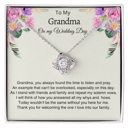 Gift from Groom to Grandma on Wedding Day | Groom to Grandma Wedding Day Gift