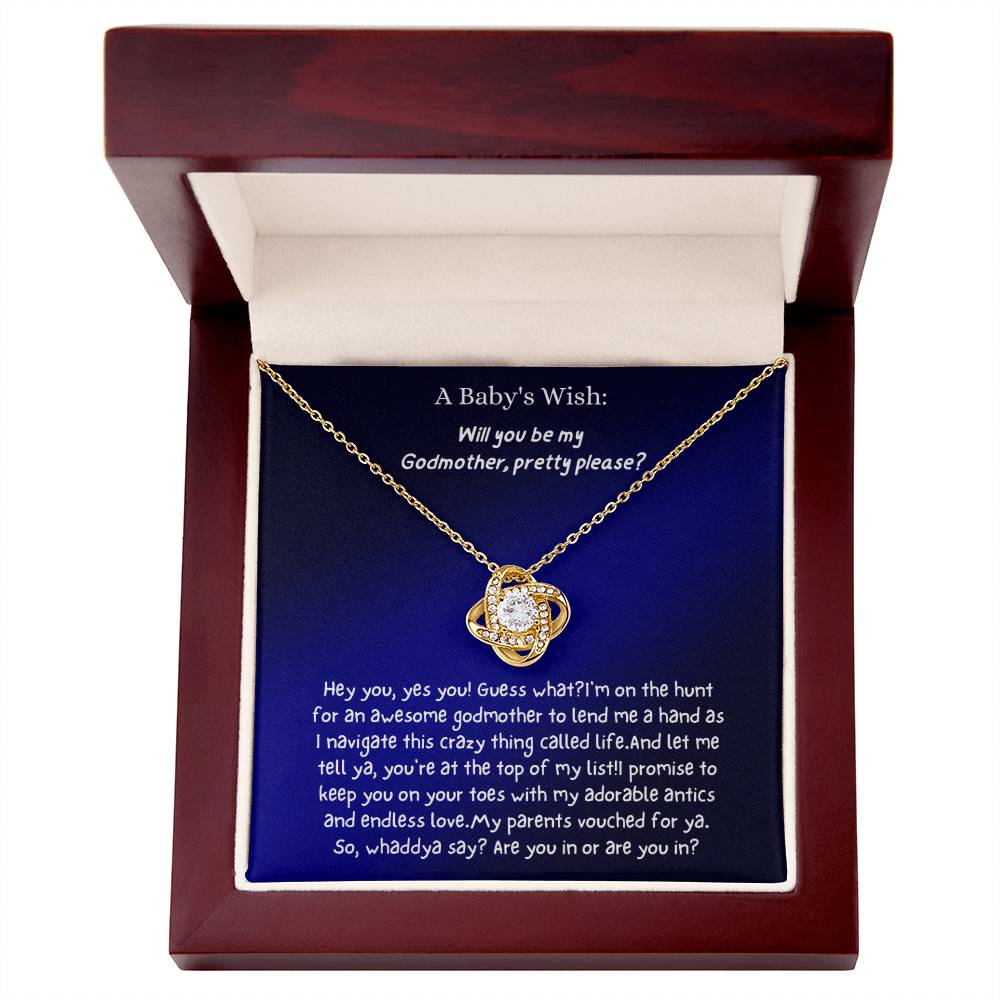 Godmother Proposal Gift - Will you be my Godmother,pretty please?