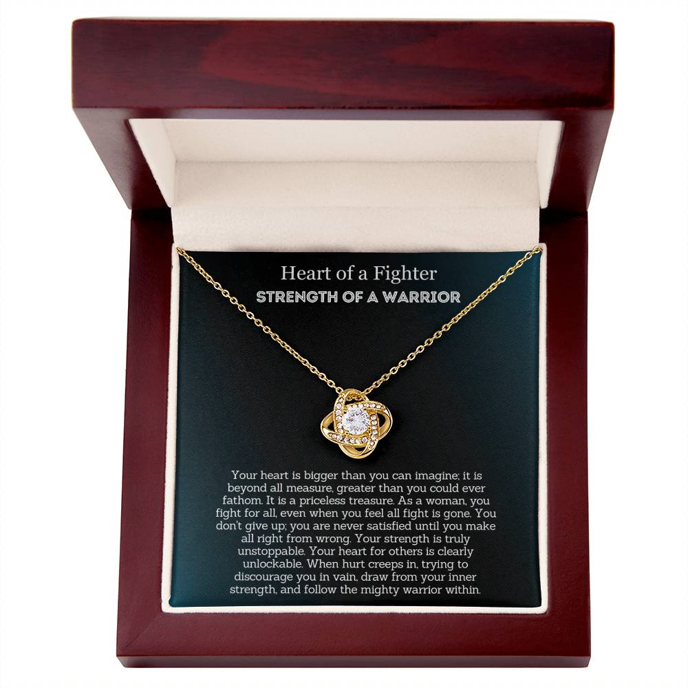 Encouragement Gift For Her - Heart of a Fighter, Strength of a Warrior!
