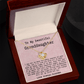 Grandma to Granddaughter Necklace Gift - You are, and always will be, my pride and joy
