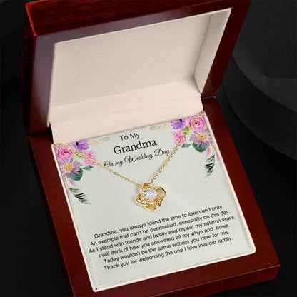Gift from Groom to Grandma on Wedding Day | Groom to Grandma Wedding Day Gift