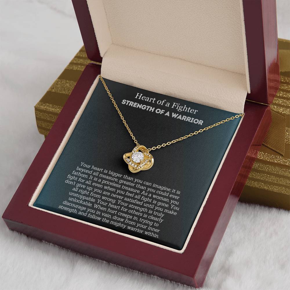 Encouragement Gift For Her - Heart of a Fighter, Strength of a Warrior!