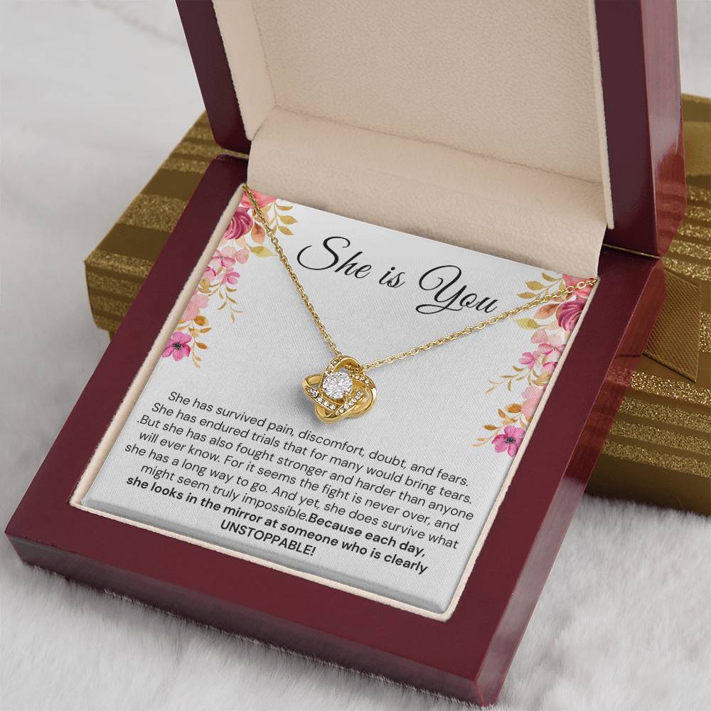 Encouragement gift for Her - She is You, She is UNSTOPPABLE!