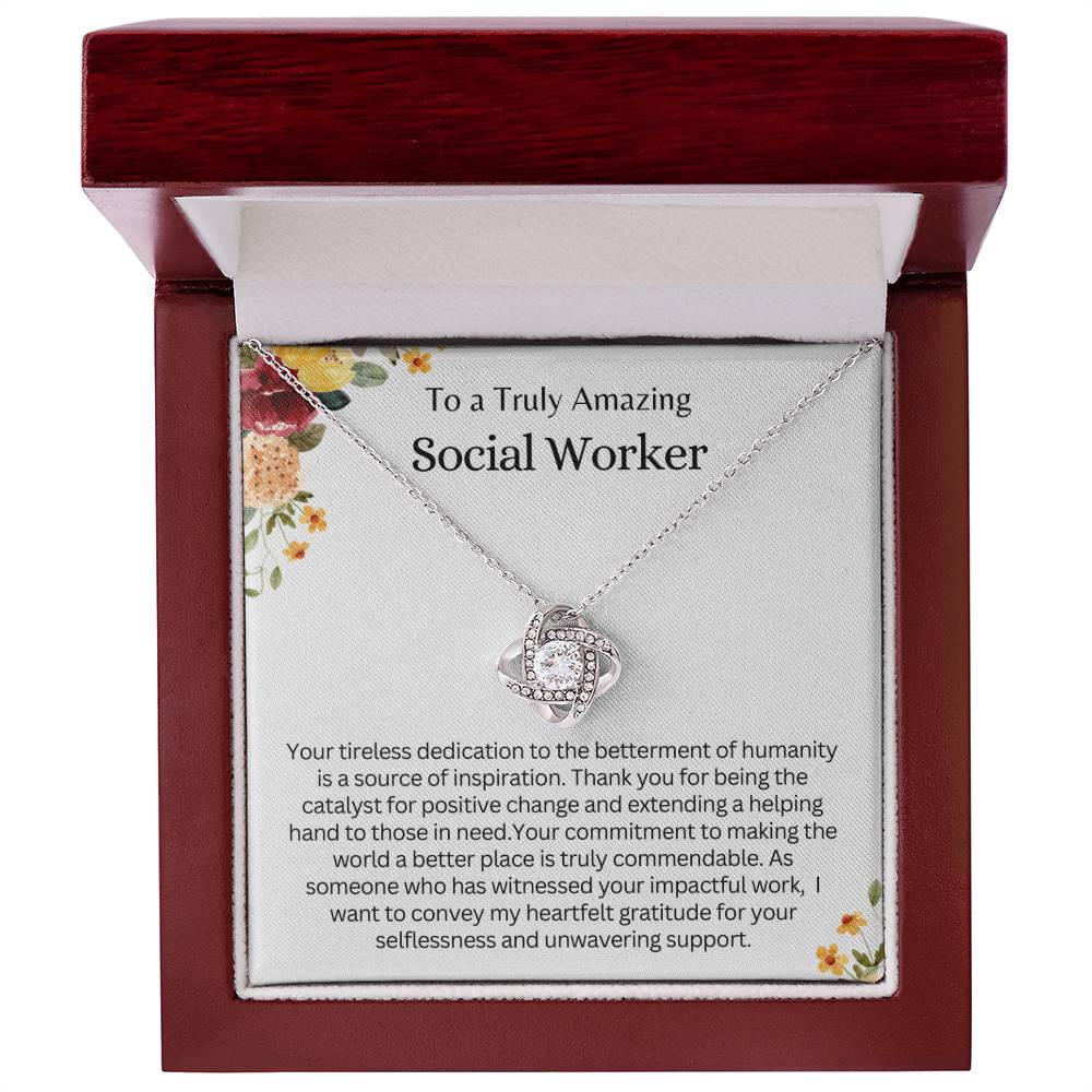 Gift for a Truly Amazing Social Worker - Thank you for being the catalyst for positive change!