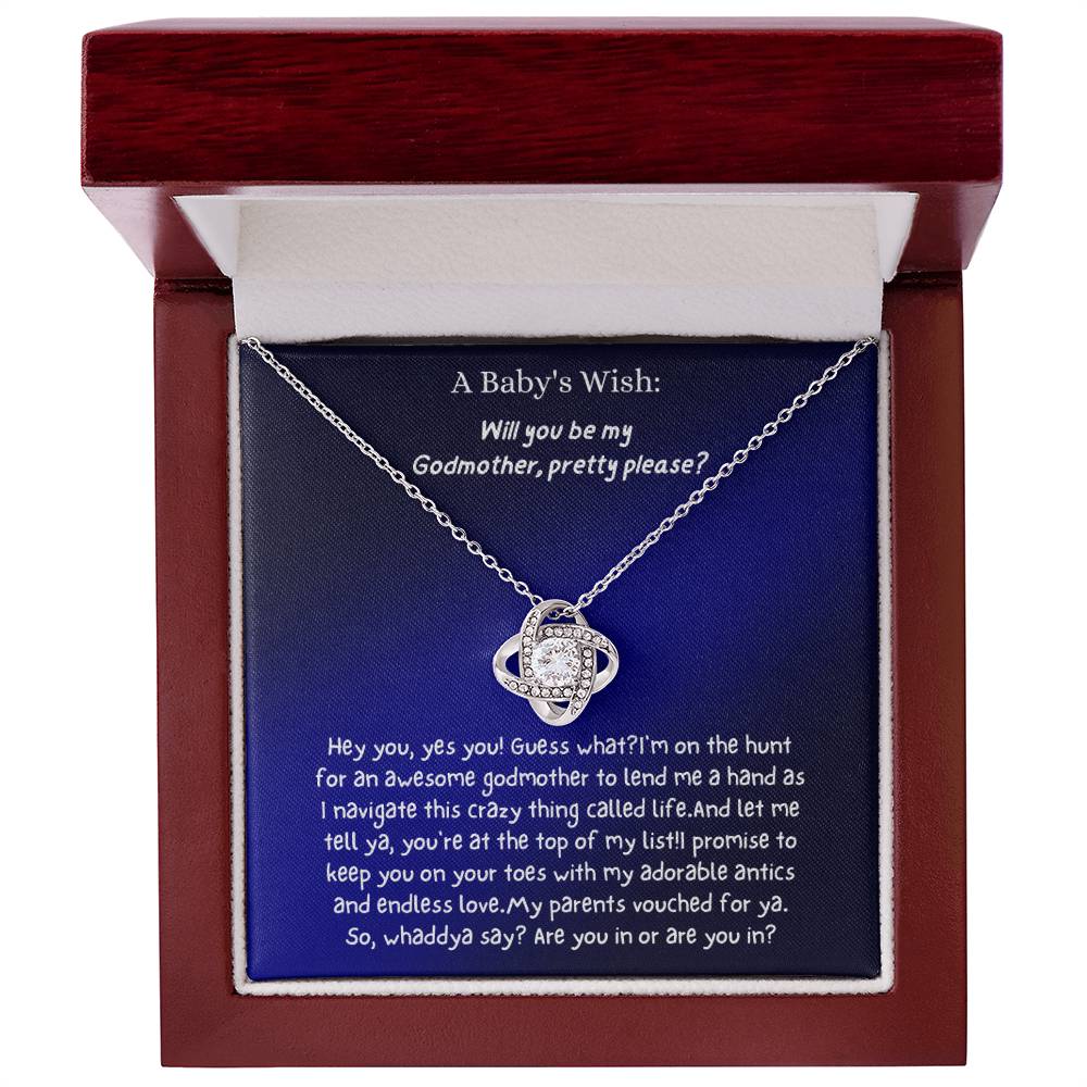 Godmother Proposal Gift - Will you be my Godmother,pretty please?