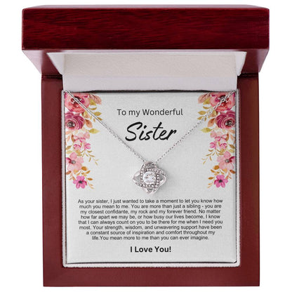 Gift for Sister from Sister - You are more than just a sibling - you are my closest confidante!