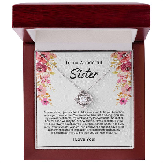 Gift for Sister from Sister - You are more than just a sibling - you are my closest confidante!