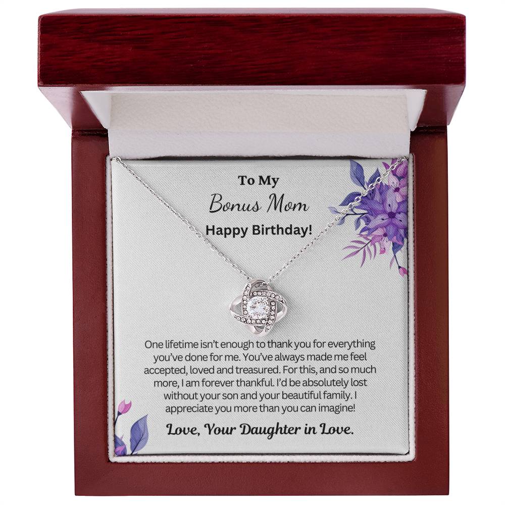 Birthday Gift for Mother-in-Law,Bonus Mom | You've always made me feel accepted, loved and treasured!