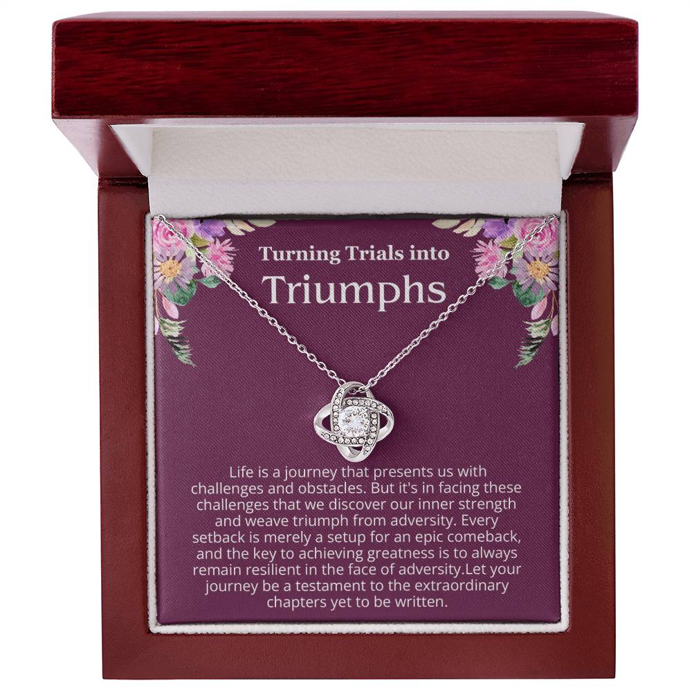 Encouragement Gift for Her - Turning Trials into Triumphs