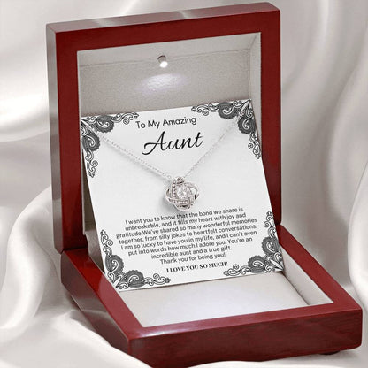 Gift for Amazing Aunt from Niece -  I am so lucky to have you in my life!