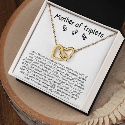 Gift for Mother of Triplets - You must have had three wishes and each of them came true!