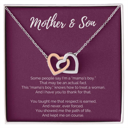 Gift from Son to Mom - You showed me the path of life, and kept me on course