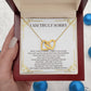 Perfect Apology Gift for Her - Interlocking Hearts Necklace - Heartfelt Gift to say "I am Truly Sorry"