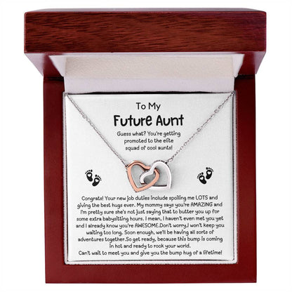 Gift from Future Aunt from Baby Bump - You're getting promoted to the elite squad of super cool aunts!