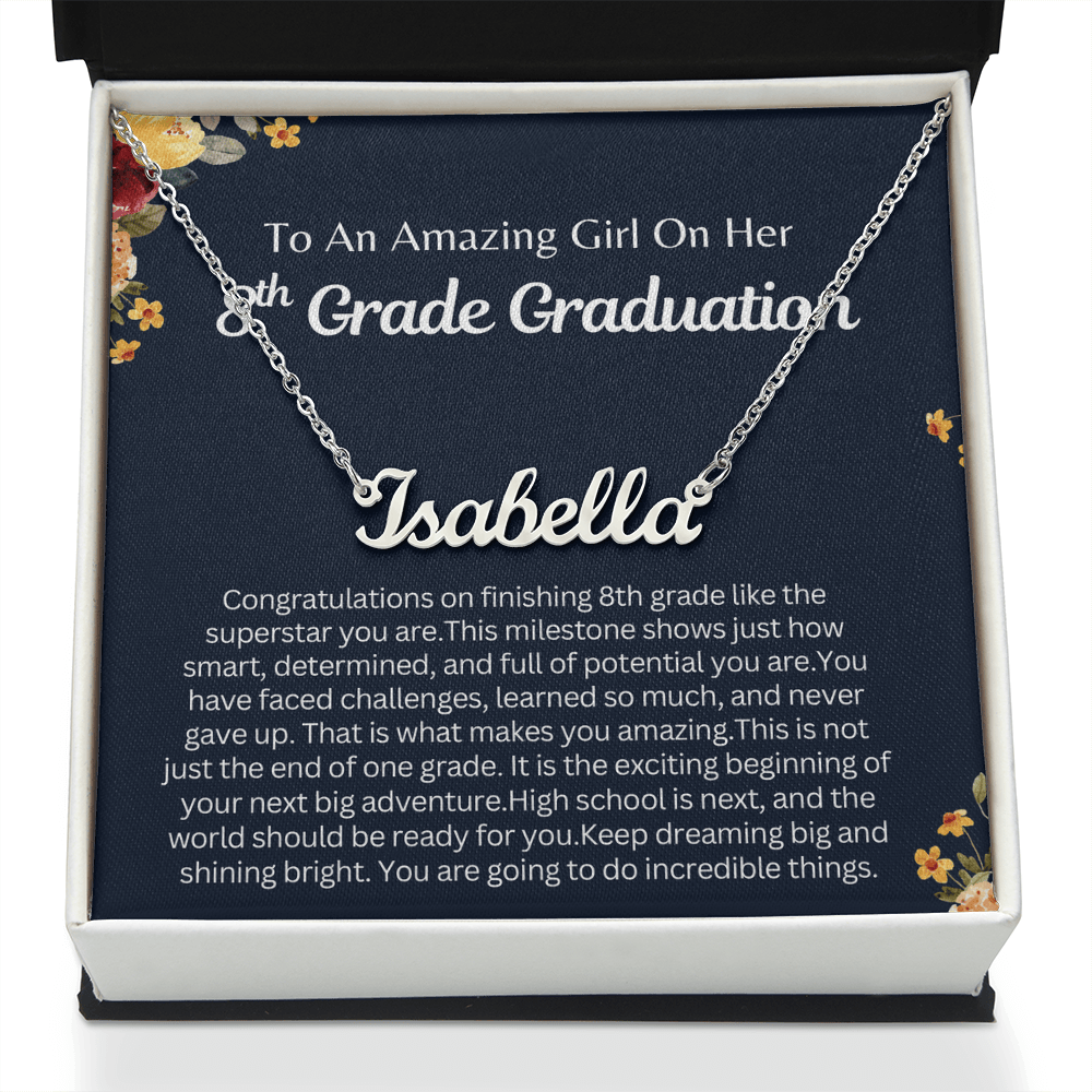 Personalized 8th Grade Graduation Gift for Her