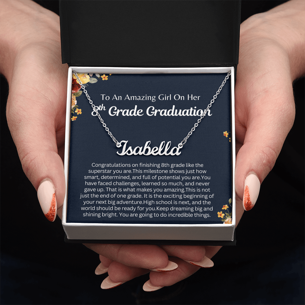 Personalized 8th Grade Graduation Gift for Her