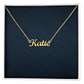 Personalized Custom Name Necklace, Famprecious Gifts CUSTOM Name Necklace Chain Gift for Her