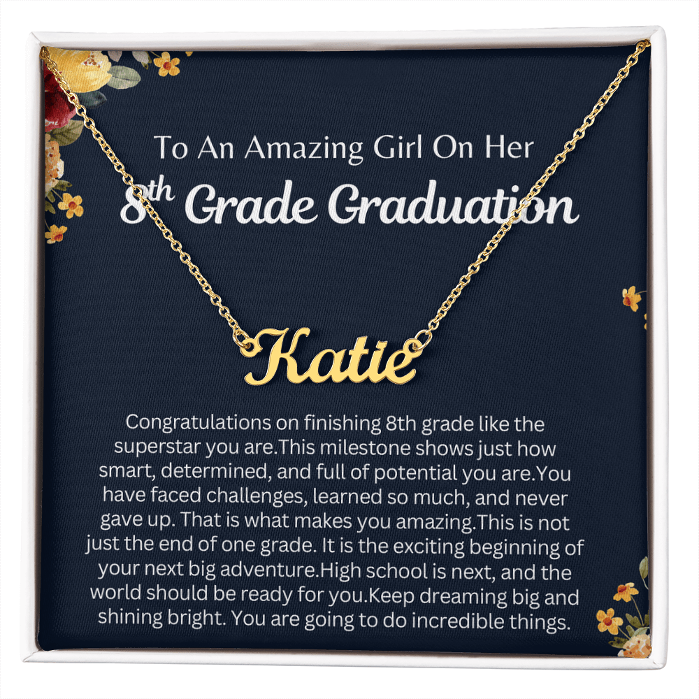 Personalized 8th Grade Graduation Gift for Her