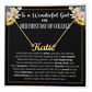 1st Day of College Gift - Custom Name Necklace