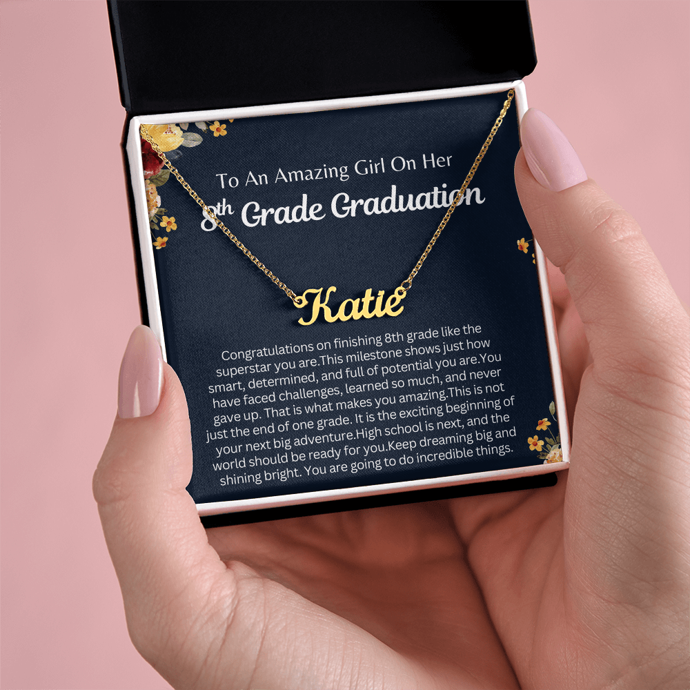 Personalized 8th Grade Graduation Gift for Her
