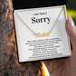 I'm sorry - Love Knot Necklace - When I make a mistake..-1 2023NOVEMBER20 CUSTOM Name necklcace