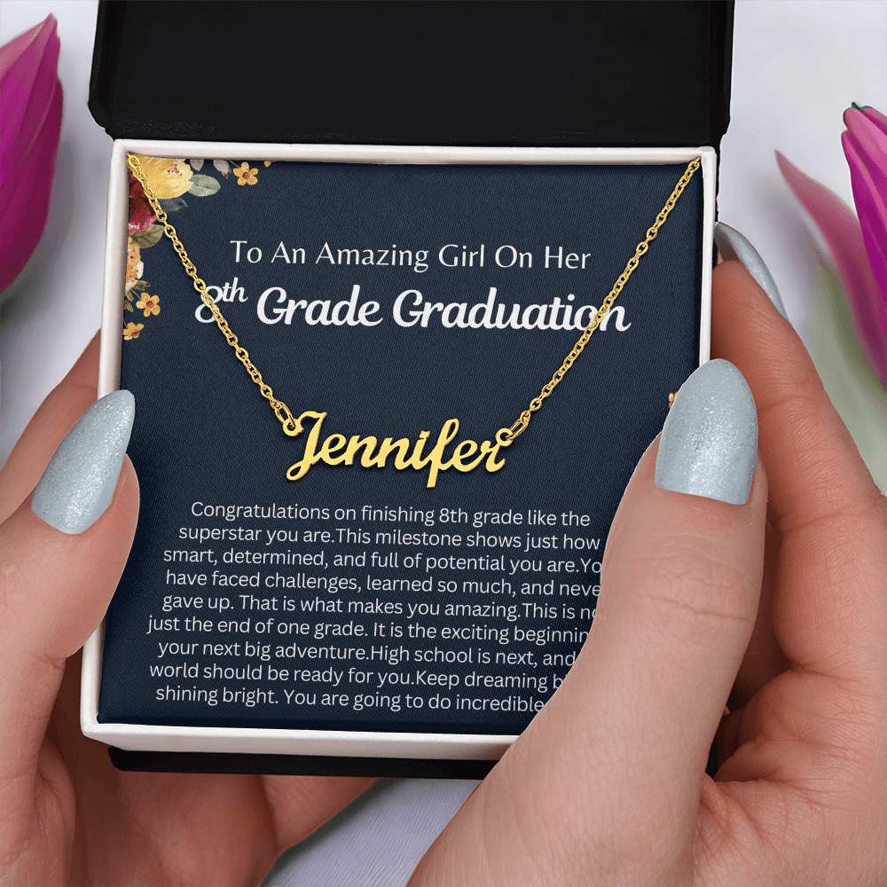 Personalized 8th Grade Graduation Gift for Her