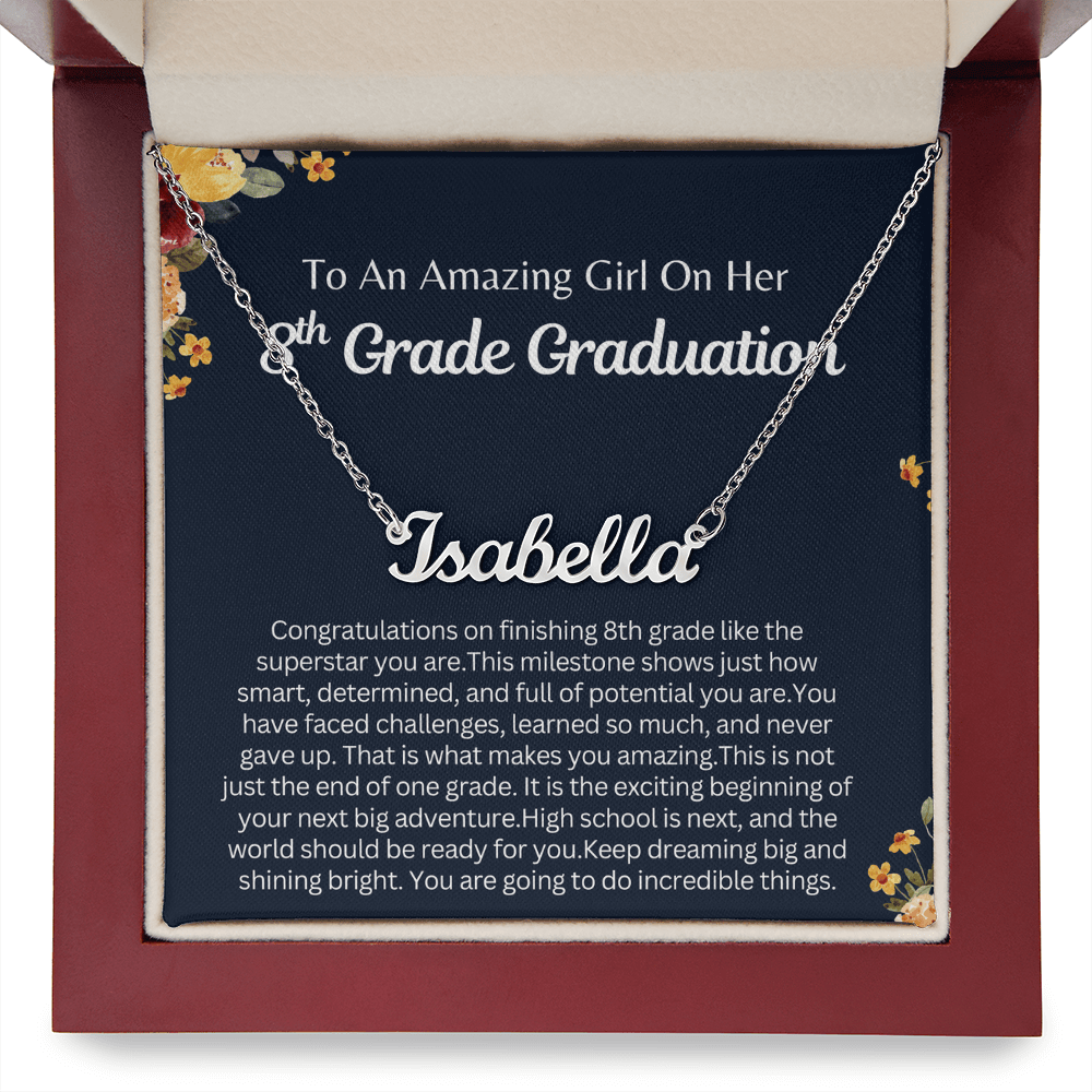 Personalized 8th Grade Graduation Gift for Her