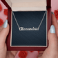 Personalized Custom Name Necklace, Famprecious Gifts CUSTOM Name Necklace Chain Gift for Her