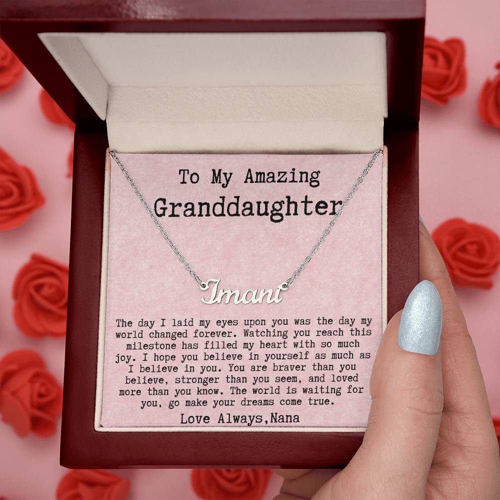 Personalized Graduation Gift from Nana to Granddaughter