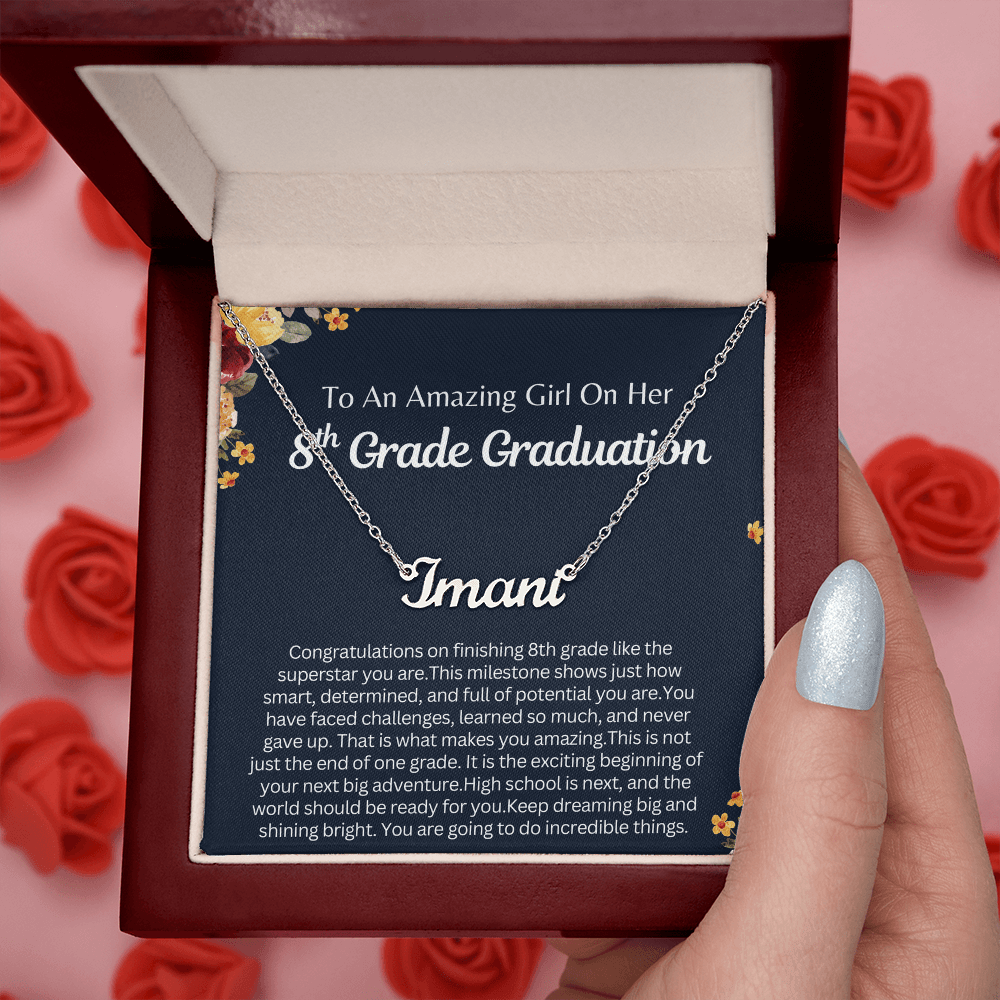 Personalized 8th Grade Graduation Gift for Her