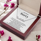 I'm sorry - Love Knot Necklace - When I make a mistake..-1 2023NOVEMBER20 CUSTOM Name necklcace