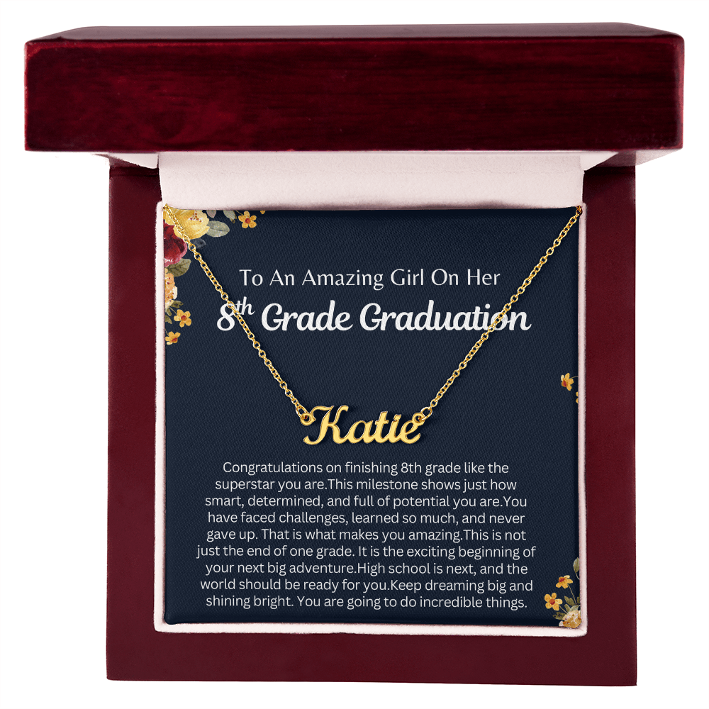 Personalized 8th Grade Graduation Gift for Her