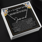 1st Day of College - Signature Style Name Necklace - Custom Gift for Daughter, Granddaughter