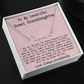 Gift for Great Granddaughter from Granddaddy - Signature Style Name Necklace