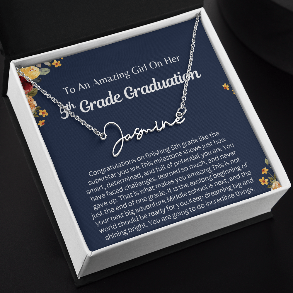 Personalized 5th  Grade Graduation Gift for Her - You are going to do Incredible Things!