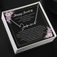 Personalized Sweet 16 Birthday Gift – Custom Signature Style Name Necklace – Unique Name Plate Necklace for Granddaughter from Grandma or Daughter from Mom