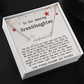 Personalized Christmas Gift from Grandma & Grandpa to Granddaughter - Signature Style Name Necklace