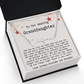 Personalized Christmas Gift from Grandma & Grandpa to Granddaughter - Signature Style Name Necklace