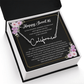 Personalized Sweet 16 Birthday Gift – Custom Signature Style Name Necklace – Unique Name Plate Necklace for Granddaughter from Grandma or Daughter from Mom