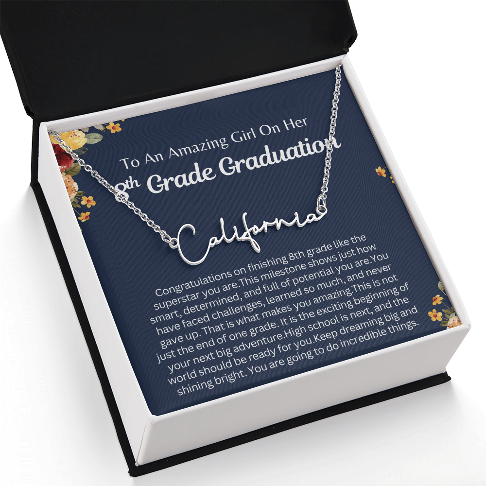 Personalized 8th Graduation Gift for Her - You Are Going To Do Incredible Things!