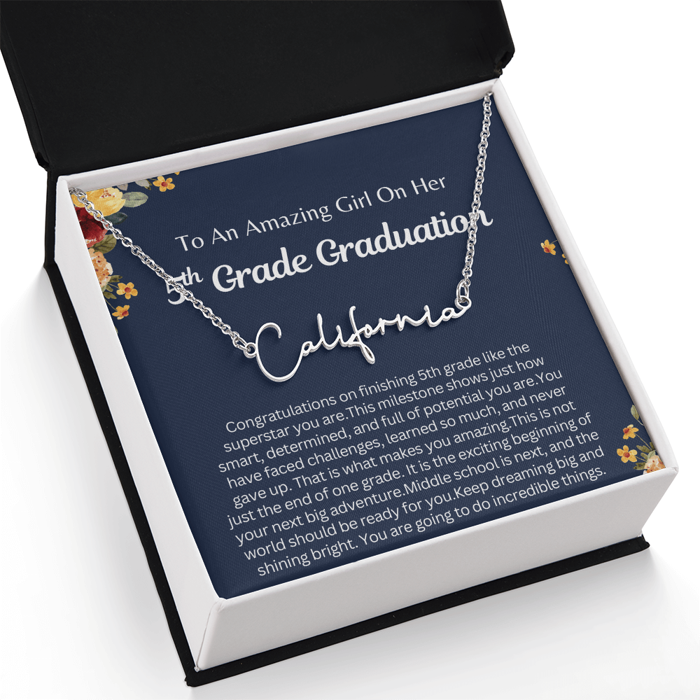 Personalized 5th  Grade Graduation Gift for Her - You are going to do Incredible Things!