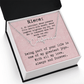 Personalized Birthday Gift for Niece – Custom Signature Style Name Necklace – Unique Name Plate Necklace Birthday Present from Aunt