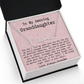 Personalized 21st Birthday Gift from Grandma - Signature Style Name Necklace